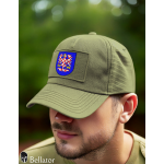 Kšiltovka Moravská orlice 02 pro patch olivová