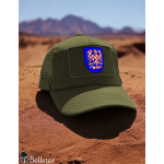 Kšiltovka Moravská orlice 02 pro patch olivová