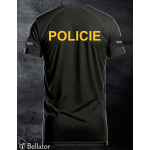 Funkční tričko s patchem Policie 04 s OEČ černá