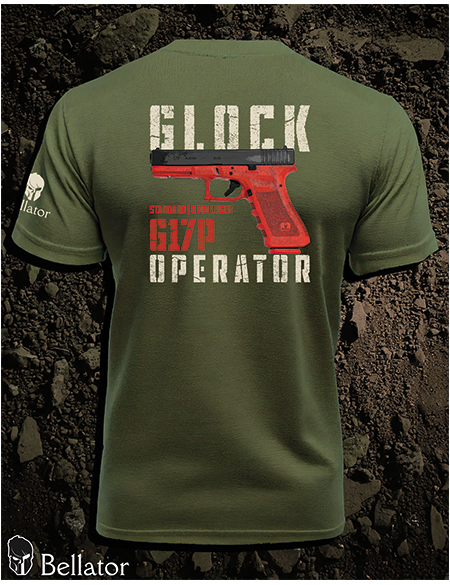 Tričko Operator Glock G17P olivová