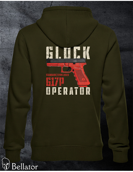 Mikina Operator Glock G17P olivová