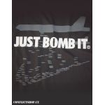 Tričko Just Bomb It grafitové S