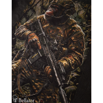 Tričko Bellator Guerilla Chimp černá S