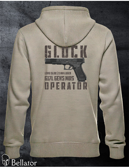 Mikina Operator Glock G17L-Gen5-MOS šedá světlá