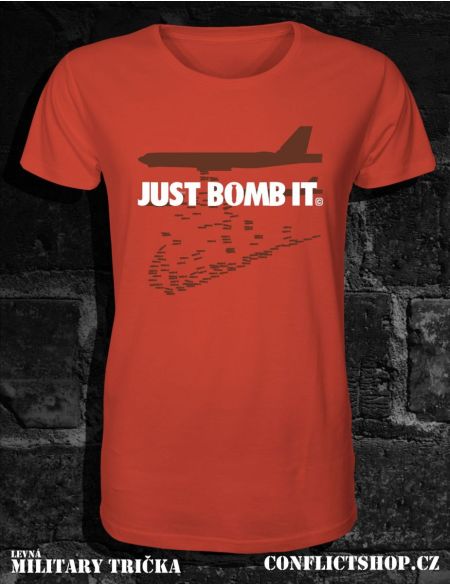 Tričko Just Bomb It oranžové S