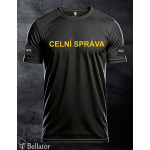 Functional T-shirt with patch Customs Administration 01 black