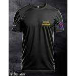 Functional T-shirt with patch Customs Administration 01 black