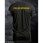 Funkční tričko s patchem Celní správa 03 + OEČ černá S