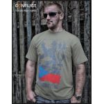 Tričko Bohemia XXL khaki