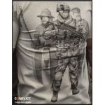 Tričko Český voják pískové 4XL