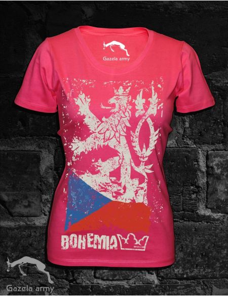 Tričko Bohemia dámské růžové M