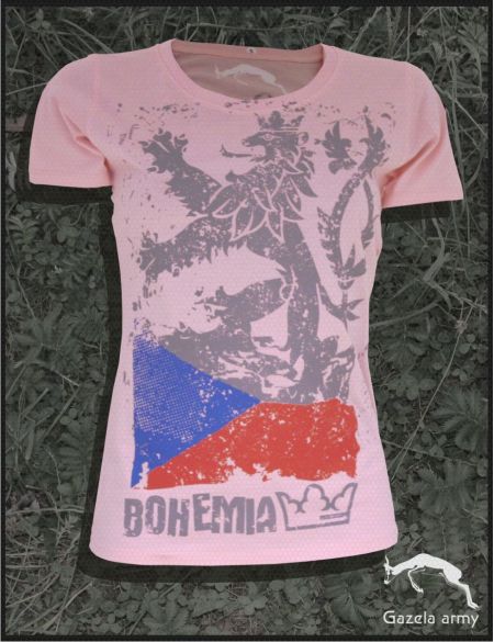 Tričko Bohemia dámské světle růžové S