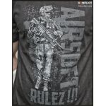 T-shirt Airsoft rulez black XXL