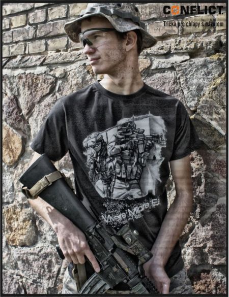 T-shirt Mil-Sim black M
