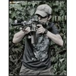 Tričko Military paintball černé 5XL