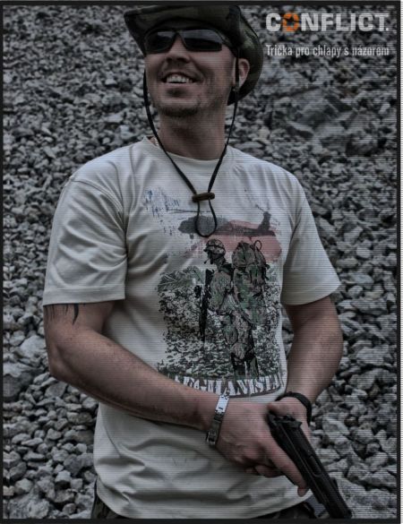 T-shirt Afghanistan sand