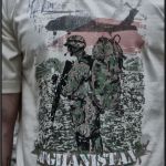 Tričko Afghanistan pískové