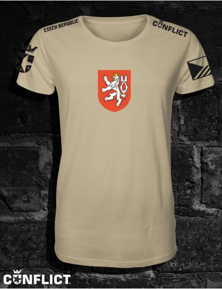 Tričko sportovní CZECH REPUBLIC XL pouštní