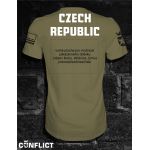 Tričko sportovní CZECH REPUBLIC S Olivová