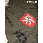 Tričko sportovní CZECH REPUBLIC L Olivová