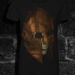 MOLON LABE t-shirt with XXL bronze print