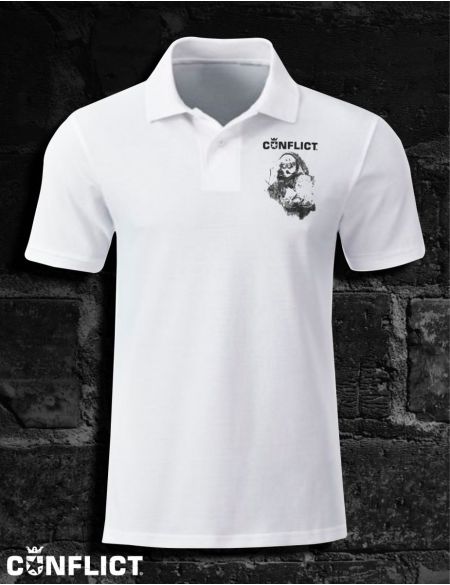 Polo shirt Winter warrior white S