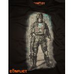 T-shirt Night warrior S
