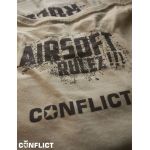Tričko Airsoft Rulez khaki dámské S