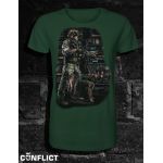 Tričko Dog Warrior XXL zelená