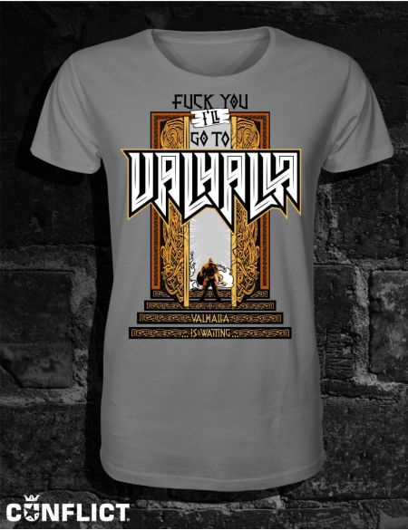 T-shirt Valhalla S gray