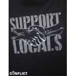 Tričko Support Locals S grafitová