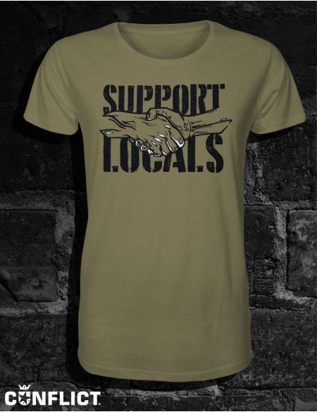 Tričko Support Locals 3XL khaki