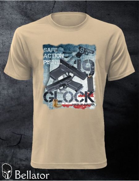 Tričko Glock 19 XL pouštní