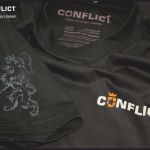Tričko Conflict grafitové