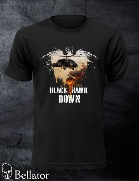 T-shirt Black hawk down black XL