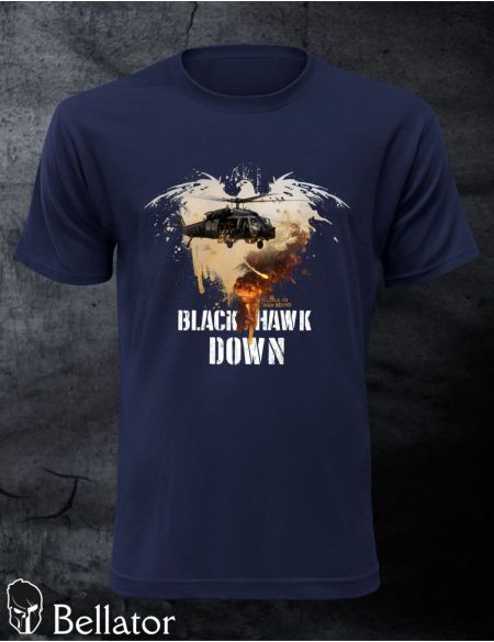 Tričko Black hawk down M tmavě modrá
