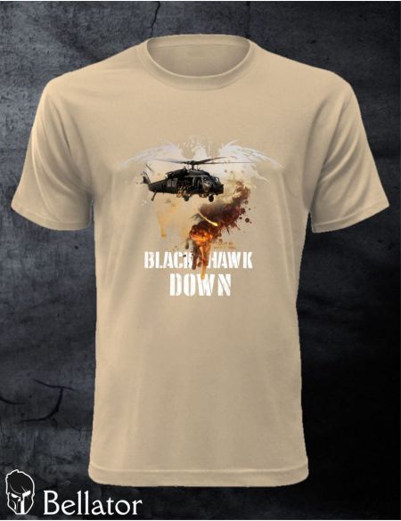 Tričko Black hawk down L pouštní