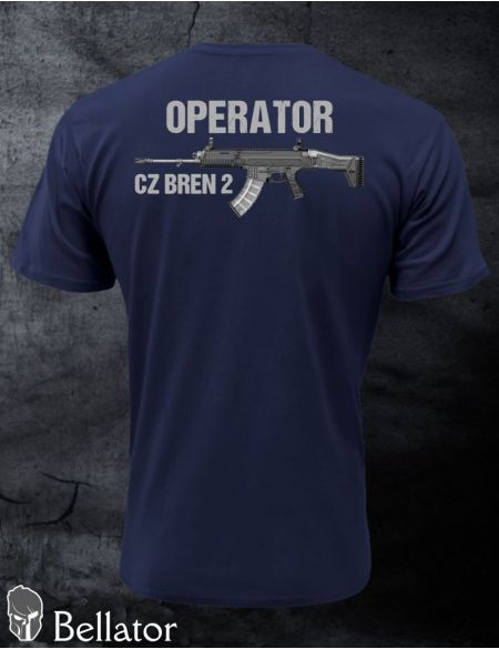 Tričko CZ 806 Bren 2 operator S tmavě modrá