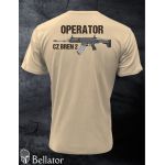 Tričko CZ 806 Bren 2 operator XXL pouštní