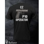 Tričko CZ P10 operator S černá