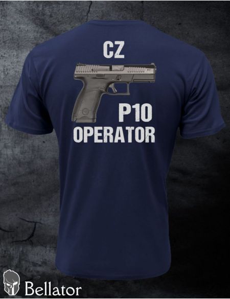 Tričko CZ P10 operator S tmavě modrá