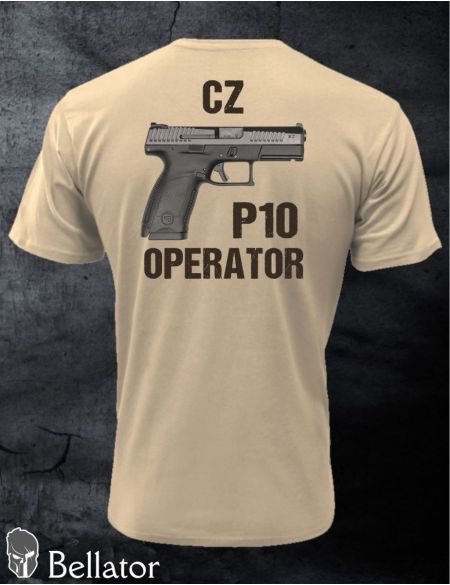 Tričko CZ P10 operator XL pouštní