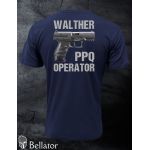 Tričko Walther PPQ operator S tmavě modrá