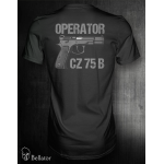 Tričko CZ 75 B Omega operator S černá