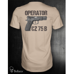 Tričko CZ 75 B Omega operator S pouštní