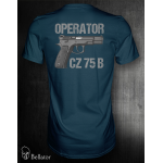 Tričko CZ 75 B Omega operator S tmavě modrá