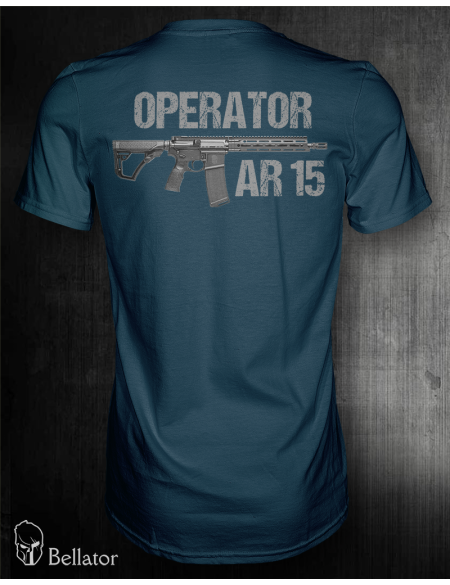 Tričko AR 15 Operator S tmavě modrá