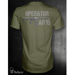 Tričko AR 15 Operator XL Olivová