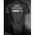 Tričko Knife Operator S černá