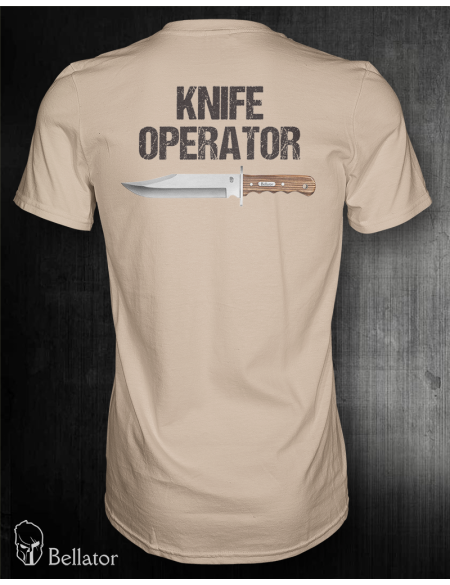 Tričko Knife Operator M pouštní